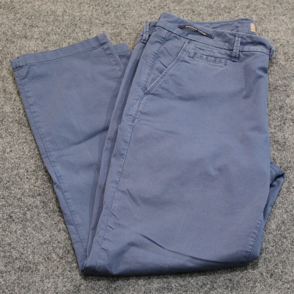 Teleria Zed Robin.19 Men's Blue Chino Pants‎ Made in Italy Casual Trousers